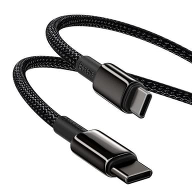 Baseus Tungsten PD USB-C - USB-C 100W 1 m Svart