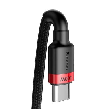 Baseus Cafule PD USB-C - USB-C 100W 5A 2 m Röd/Svart