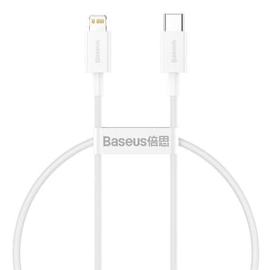 Baseus Superior PD USB-C - Lightning 20W 0,25 m Vit