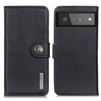 Google Pixel 6 KHAZNEH Plånboksfodral - Svart