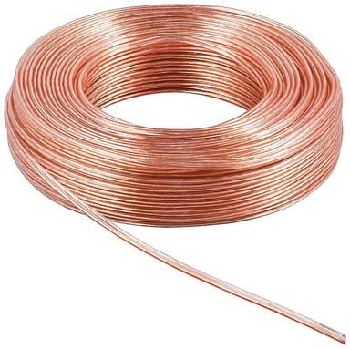 Goobay Högtalarkabel transparent CU