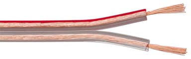 Goobay Högtalarkabel transparent CU