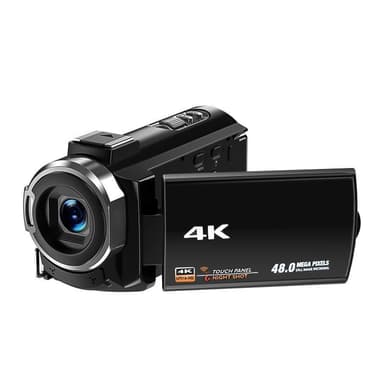 Videokamera 4K/48 megapixel/16x zoom/nattseende/fjärrkontroll