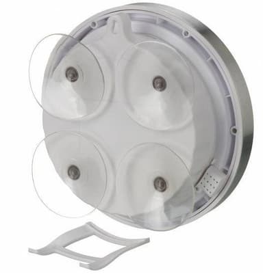 väggklocka My Time Bath 17 cm aluminium vit/silver