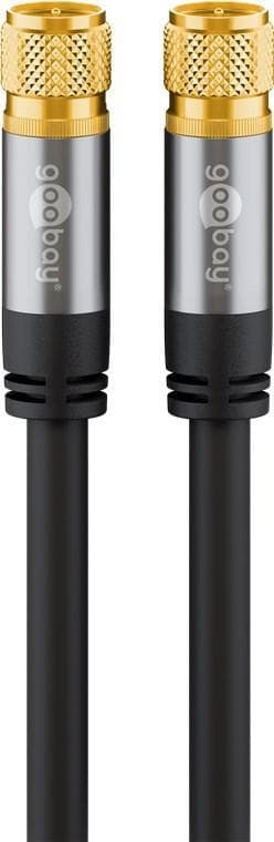 Goobay SAT-antennkabel (135 dB), 4x skärmad