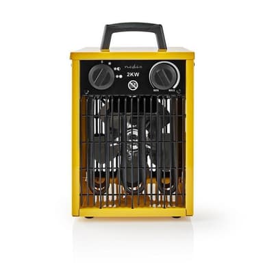 Värmefläkt med industriell design | Termostat | 3 inställningar |