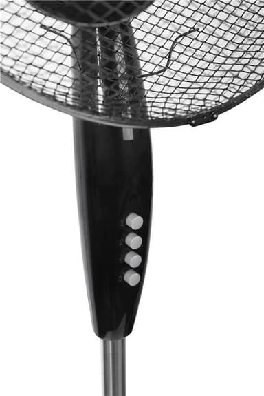 Mesko Golvfläkt 90W 40 cm, Svart