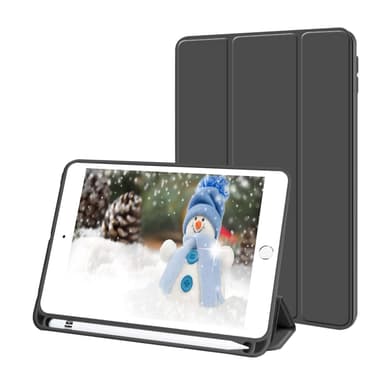 iPad Mini 5 fodral med pennfack Svart
