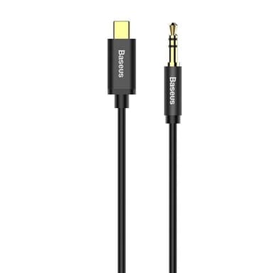 Baseus Yiven M01 Ljudkabel USB-C - 3,5 mm 1,2 m Svart