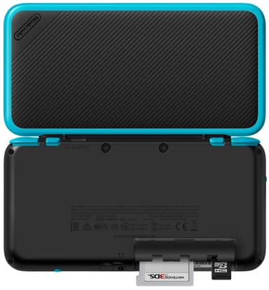 New Nintendo 2DS XL spelkonsol EU modell (svart/turkos)