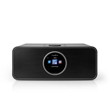 Internetradio med FM/Bluetooth, Svart