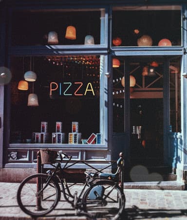 Neonskilt 60 cm ""Pizza""
