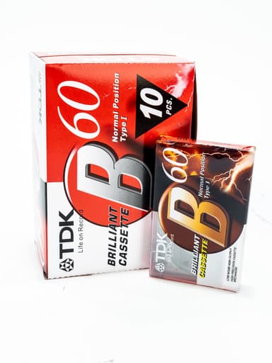 TDK cassette tapes 10 x 60 min.