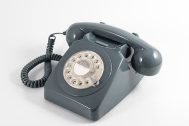 GPO 746 Retro Telefon med Snurrskiva - Grå