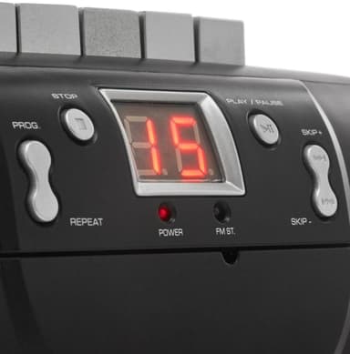 GPO PCD 299 CD/kassettspelare - Svart