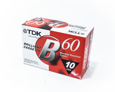 TDK cassette tapes 10 x 60 min.