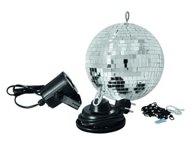 Komplett LED 20 cm Discoboll set