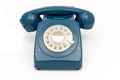 GPO 746 Retro Telefon med Snurrskiva - Mörkblå