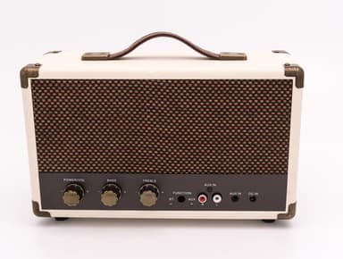 GPO WESTWOOD Bluetooth Högtalare Vit/Brun