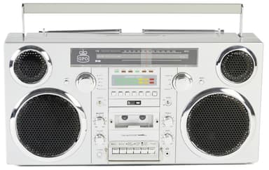 GPO BROOKLYN Ghettoblaster, silver
