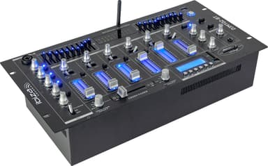 6-kanals mixer / 12 ingångar med USB och Bluetooth