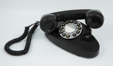 GPO Audrey Retrotelefon - Svart