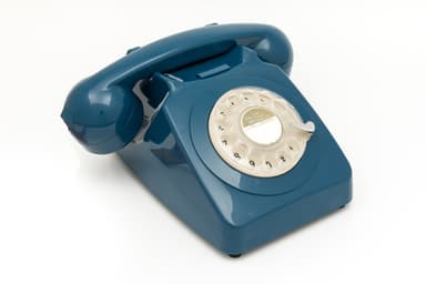 GPO 746 Retro Telefon med Snurrskiva - Mörkblå