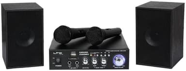 Karaoke set med 2 x mikrofoner