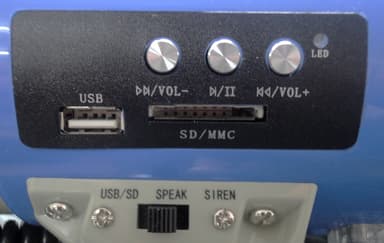 LTC Megafon med Siren