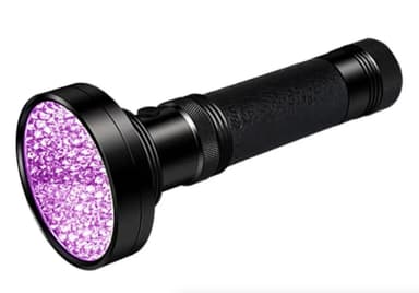 UV Ficklampa med 100 LED dioder