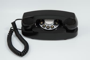 GPO Audrey Retrotelefon - Svart