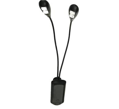 Dubbel LED-notlampa