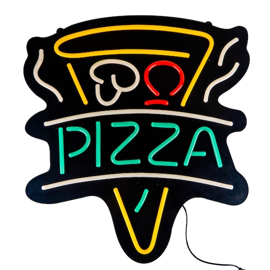 Neonskilt 55 cm ""Pizza""