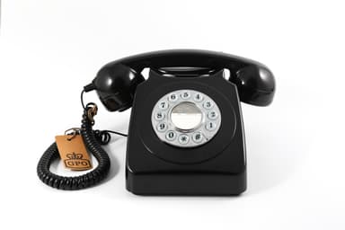 GPO 746 Retro Knapptelefon, svart
