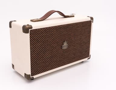 GPO WESTWOOD Bluetooth Högtalare Vit/Brun