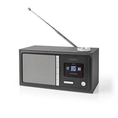 Internetradio med FM/DAB +/Bluetooth, Svart