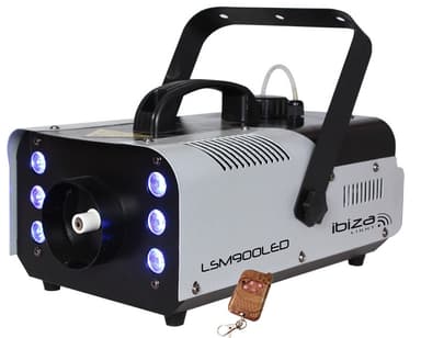 Ibiza Rökmaskin, 900 watt, LED + DMX