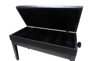 Lyxig dubbel pianobänk