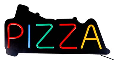 Neonskilt 60 cm ""Pizza""