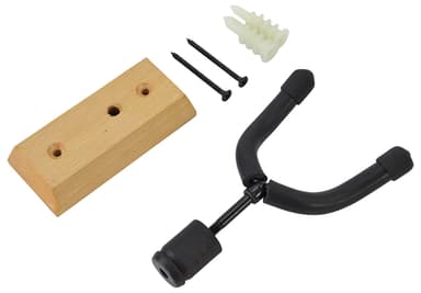 Gitarrväggfäste, trä