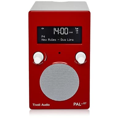 Tivoli Audio PAL + BT DAB+/Bluetooth, Röd