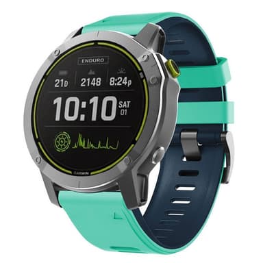 Twin Sport Armband Garmin Fenix 7X - Mint/svart