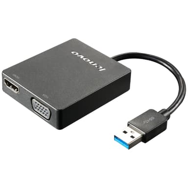 Lenovo universal USB 3.0 to VGA och HDMI adapter