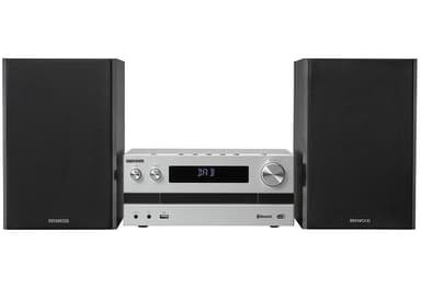 Kenwood M-918DAB - Mini-system med Bluetooth och DAB, silver