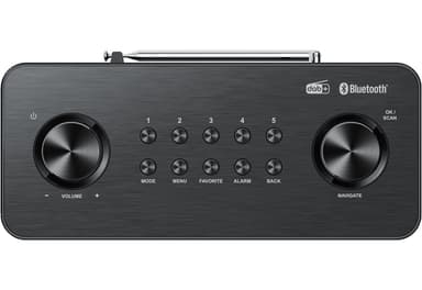 Kenwood ST80DAB-B DAB+, BT, Svart