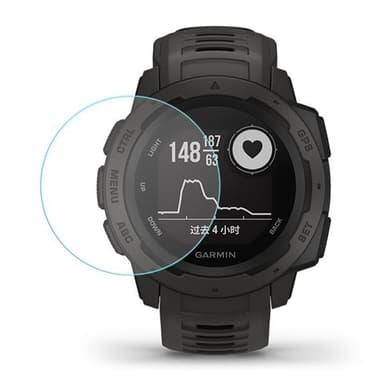 0.26mm 2.5D 9H tempererat skärmskydd till Garmin Instinct
