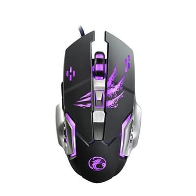 Optisk gaming mus Apedra – 3200 dpi, 4 färger, 6 knappar