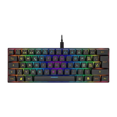 Deltaco Gaming 60% Mekaniskt Tangentbord RGB schweizisk