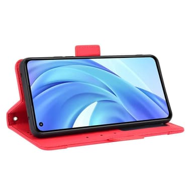 SKALO Xiaomi Mi 11 Lite 6-FACK Plånboksfodral - Röd