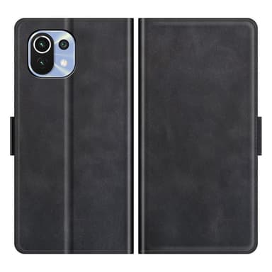 SKALO Xiaomi Mi 11 Lite Premium Plånboksfodral - Svart